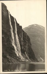 De Syv Sostre (Mountain Range) Sondmor, Norway Postcard Postcard Postcard