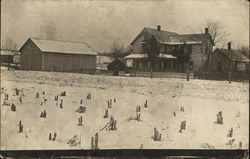 Snowy Farm Massillon, OH Postcard Postcard Postcard