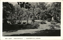 Camp Chesterfield Indiana Postcard Postcard Postcard