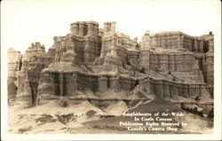 Amphitheatre of the Wilds, Castle Canyon South Dakota Postcard Postcard Postcard