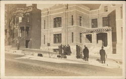 Photographers Cameras Set Up to Take Photos of Street Buildings Postcard Postcard Postcard