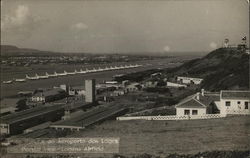 Partial View, Lages Airfield,  Terceira Island, Azores Postcard