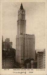 Woolworth Building New York, NY Postcard Postcard Postcard