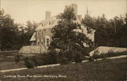 Lathrop House, Pine Manor Postcard