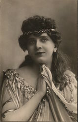 Vintage Stage Actress - Miss P. Dare Postcard