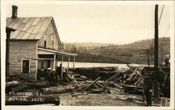 Flood Damage Nov. 4, 1927 Postcard