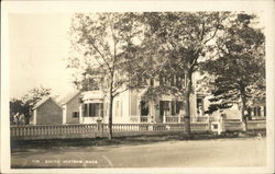 Two-Story Home with Gate and Fence South Chatham, MA Postcard Postcard Postcard