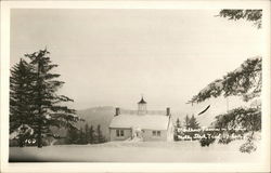 Marlboro Tavern in Winter Vermont Postcard Postcard Postcard