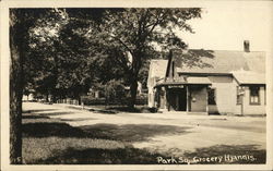 Park Square Grocery Postcard