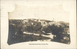 Village from Wachusett House Princeton, NJ Postcard Postcard Postcard