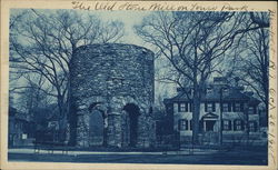 Newport Tower in Touro Park Postcard