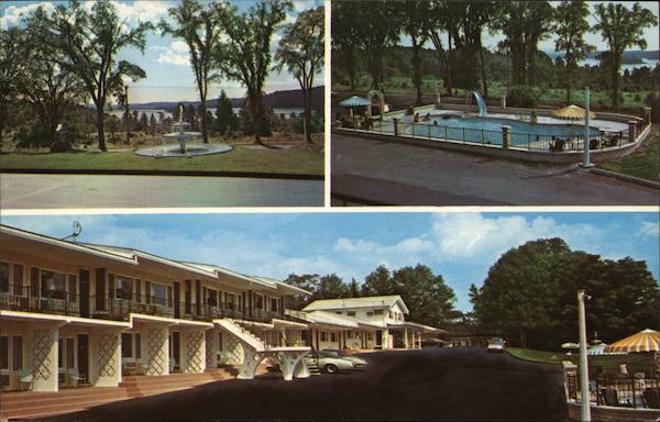 Spring Fountain Motel Bucksport, ME Postcard