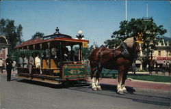 The Main Street Trolley Disney Postcard Postcard Postcard