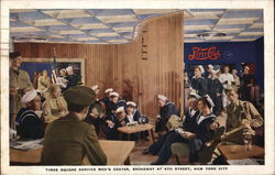 Times Square Service Men's Center Postcard