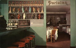 Parisien Restaurant Postcard