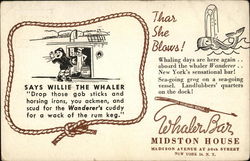 Whaler Bar, Midston House Postcard