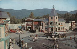 Penny Arcade, Shops and Beer Garden at Gaslight Village Lake George, NY Postcard Postcard Postcard