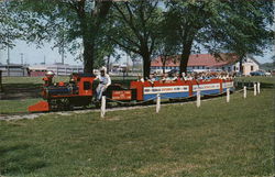 Miniature Train - Liberty Park Postcard