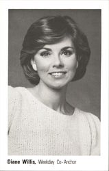 Diane Willis, Weekday Co-Anchor Modern (1970's to Present) Postcard Postcard Postcard