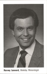 Harvey Leonard - WNEV-TV Weekday Meteorologist Modern (1970's to Present) Postcard Postcard Postcard