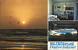 Island House, Padre Island Postcard