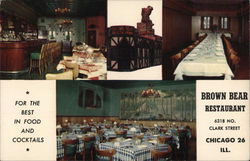 Brown Bear Restaurant Chicago, IL Postcard Postcard Postcard