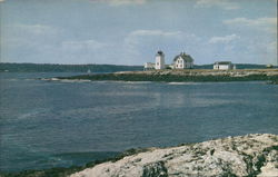 Hendricks's Head Lighthouse West Southport, ME Postcard Postcard Postcard