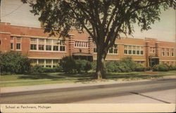 School - Grades Kindergarten through Junior High Postcard