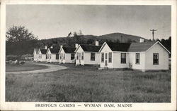 Bristol's Cabins and Gift Shop, Wyman Dam Postcard