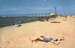 View of Beach Postcard