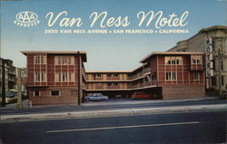 Van Ness Motel Postcard