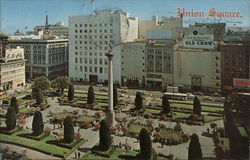 Union Square San Francisco, CA Postcard Postcard Postcard