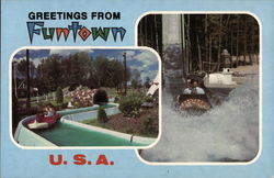 Funtown U.S.A. Postcard