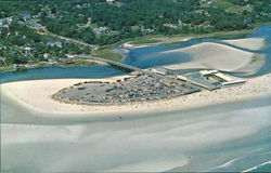 Famous White Sand Beach Ogunquit, ME Postcard Postcard Postcard