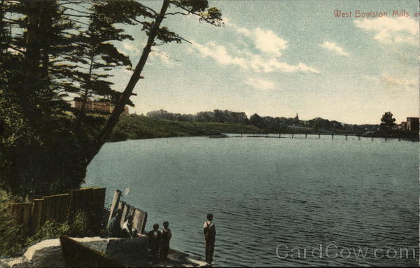 West Boylston Mills Massachusetts Postcard