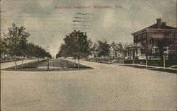 Newberry Boulevard Milwaukee, WI Postcard Postcard Postcard