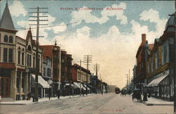 National Avenue Looking East Postcard