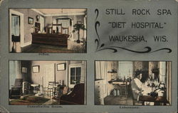 Still Rock Spa "Diet Hospital" Waukesha, WI Postcard Postcard Postcard