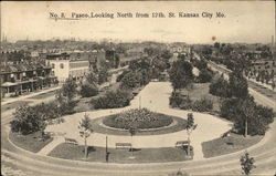 Paseo Looking North from 12th St. Postcard