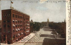 Fifteenth Street, Looking South to the Capitol Lincoln, NE Postcard Postcard Postcard