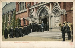 Harvard Class Day Exercises Postcard