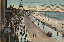 A Sunday Afternoon at Revere Beach Postcard