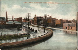 Erie Canal Aqueduct Over Genesee River Rochester, NY Postcard Postcard Postcard