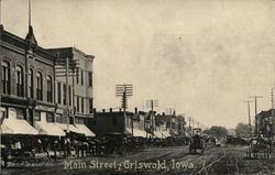 Main Street Griswold, IA Postcard Postcard Postcard