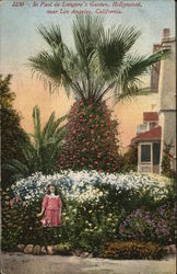 In Paul de Longpre's Garden, Hollywood Postcard