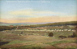 View of Cantonment Presidio Postcard