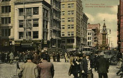 Kearney and Market Streets San Francisco, CA Postcard Postcard Postcard