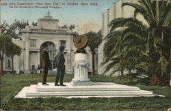 Sun Dial in Golden Gate Park San Francisco, CA Postcard Postcard Postcard