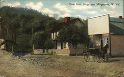 Cheat River Bridge Morgantown, WV Postcard Postcard Postcard