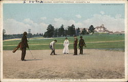 Golf Course, Hampton Terrace Postcard